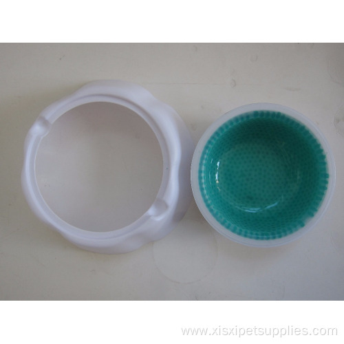 Cooling pet frosty bowl chilled pet water bowl